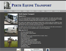 Tablet Screenshot of perthequinetransport.com